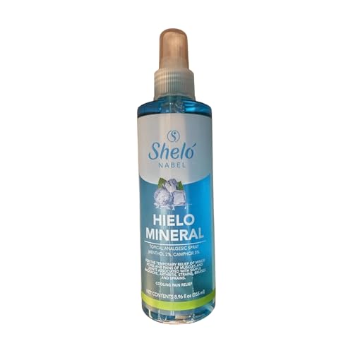 Hielo Mineral Spray Topical Analgesic Menthol Camphor Muscle Relieve Shelo Nabel Sheló NABELAu supplements