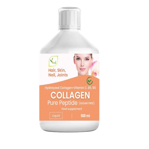 Liquid Collagen Peptides Supplement, Faster Absorption Dietary Hydrolyzed Drink VedAu supplements