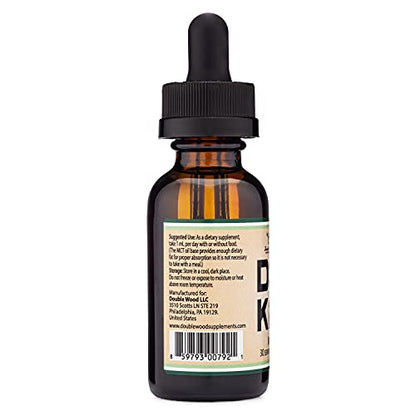 Vitamin D3 K2 5,000 IU Liquid Drops (5,000 IU of D3 and 200mcg of 99.9% All-Trans Double Wood SupplementsUS supplements