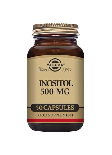 Solgar Inositol 500 mg Vegetable Capsules - Vitamin B8 - Vegan, Vegetarian, Kosher SOLGARUS supplements