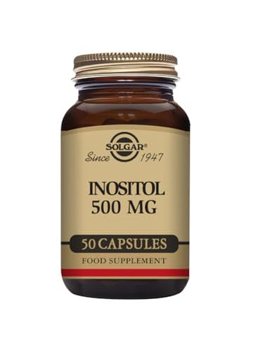 Solgar Inositol 500 mg Vegetable Capsules - Vitamin B8 - Vegan, Vegetarian, Kosher SOLGARUS supplements