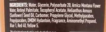 Robert Research Laborator Arnica Gel 7.5 oz Robert Research LaboratoriesAu supplements