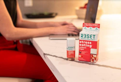 R3SET Stress Eating Daily Supplement Capsules – Apple Cinnamon – 28ct R3SETUS supplements
