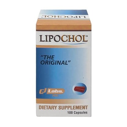 LIPOCHOL, Liver Health, Vitamin and Nutrient Boost (100 Capsules/Pack of 1) LIPOCHOLUS supplements