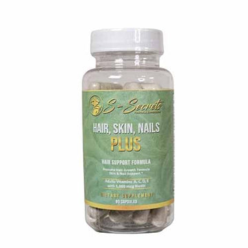 S-Secrets Hair, Skin & Nails Vitamin – Non-GMO Multivitamin for Hair, Skin & Nails | Biotin 5,000 mcg per Serving | 30-Day Supply (60 Capsule) S-SecretsAu supplements