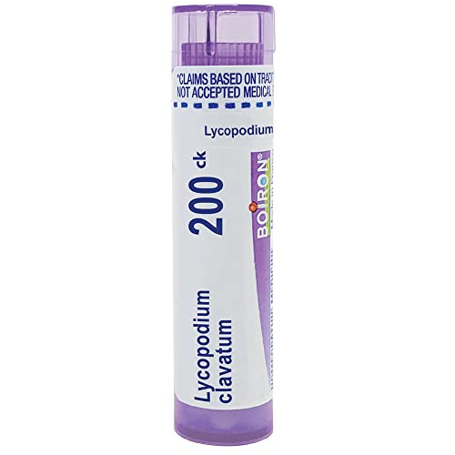 Boiron Lycopodium Clavatum 200CK, 80 Pellets, Homeopathic Medicine for Bloating and Gas BoironAu supplements