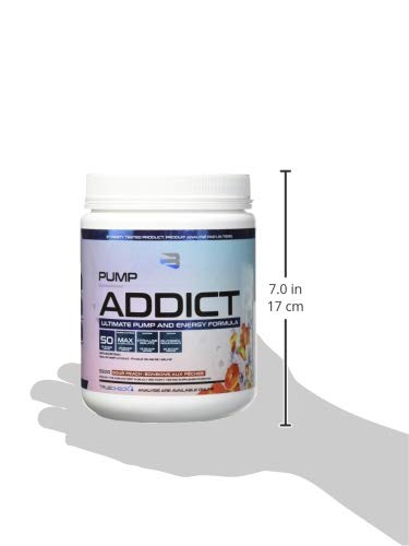 BELIEVE Pump Addict Ultimate Pre-Workout and Energy Formula Sour Peach, 550 g BelieveAu supplements