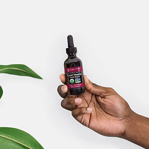 Global Healing Liver Health - Natural Vegan Liquid Drops Supplement Supports Liver Global Healing CenterAu supplements