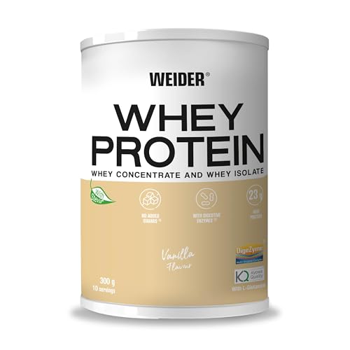 Weider Whey Protein (300g) Vanilla Flavour. Whey Protein from Concentrate and Isolate WeiderAu supplements