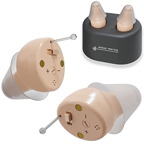 Audien ATOM Rechargeable Hearing Amplifier to Aid and Assist Hearing Audien HearingUS supplements