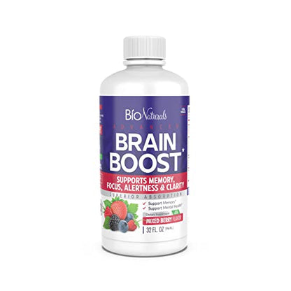 Bio Naturals Mental Boost Liquid Nootropic Supplement - Enhance Brain Performance Bio NaturalsUS supplements