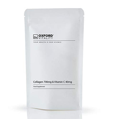 Collagen and Vitamin C Capsules | High Strength and Quality | Oxford Vitality (365) Ov OXFORD VITALITYUS supplements