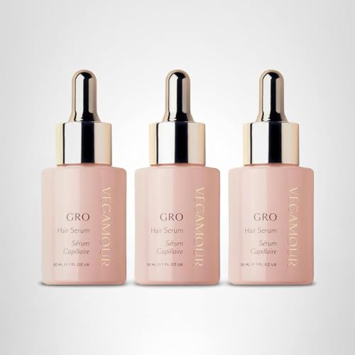 VEGAMOUR GRO Hair Serum for Hair Thinning, Thicker Fuller Looking Hair, Non Oily Tonic, 3 pack, 90 day supply VEGAMOURAu supplements