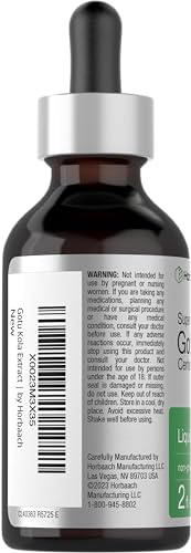 Gotu Kola Extract | 2 fl oz | Alcohol Free | Super Concentrated Liquid Herb Supplement HorbäachUS supplements