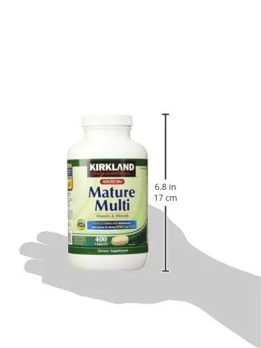 Kirkland Signature Adult 50+ Multi Vitamins & Minerals, 400 Tablets (2 Pack) KIRKLANDAu supplements