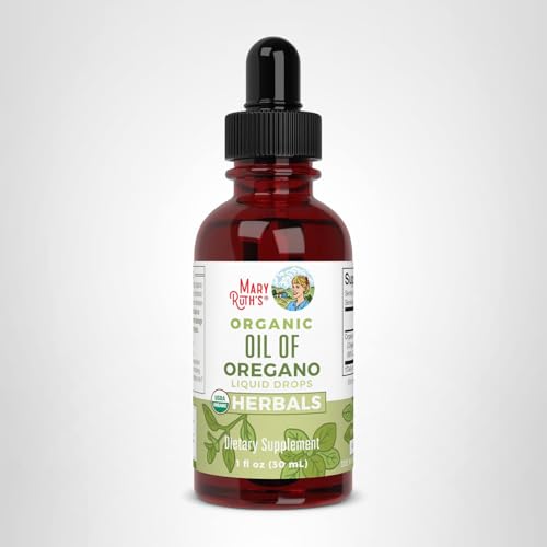 MaryRuth Organics Oregano Oil Drops | 6 Month Supply | USDA Organic Oil of Oregano Liquid | Herbal Blend for Immune Support | Digestive Health | Overall Health MARYRUTH'SUS supplements