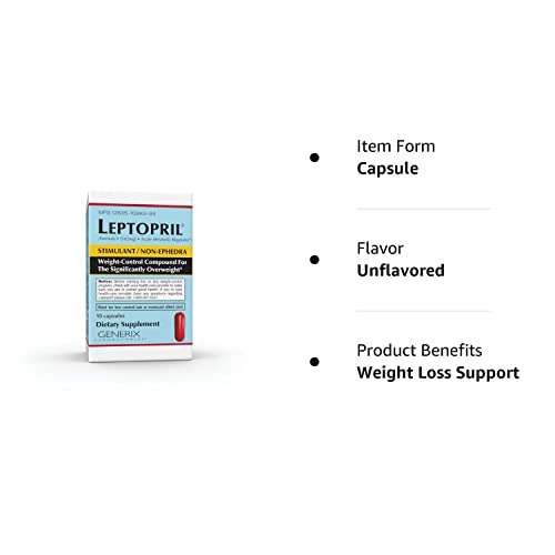 GENERIX LABORATORIES Leptopril- Dietary Supplement and Acute Metabolic Regulator Basic ResearchAu supplements