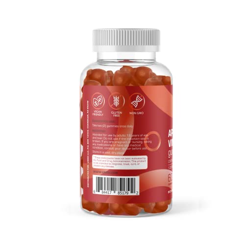 umsii Apple Cider Vinegar Gummies | 1,000 mg Organic Extract | Can Promote Gut Health umsiiAu supplements