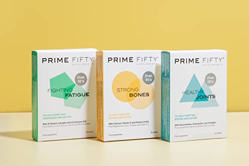 Prime Fifty Strong Bones Supplements – 28 Multivitamin Tablets with Calcium, Magnesium FutureYou CambridgeAu supplements