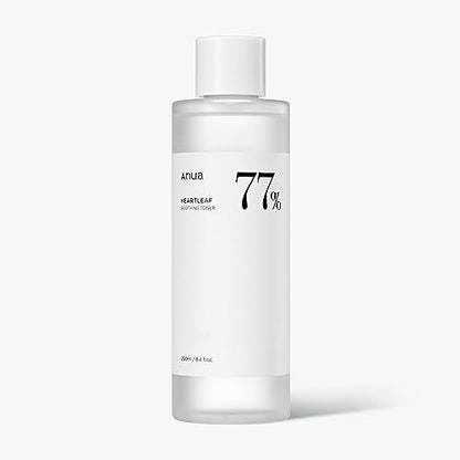 Anua Heartleaf 77% Soothing Toner I pH 5.5 Trouble Care, Calming Skin, Refreshing ANUAUS supplements