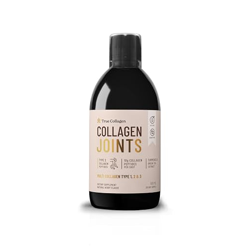 True Collagen Joint Peptides - Pack of 500ml, Berry Flavour | Dietary Supplements with Turmeric & Green Tea Extract True CollagenAu supplements