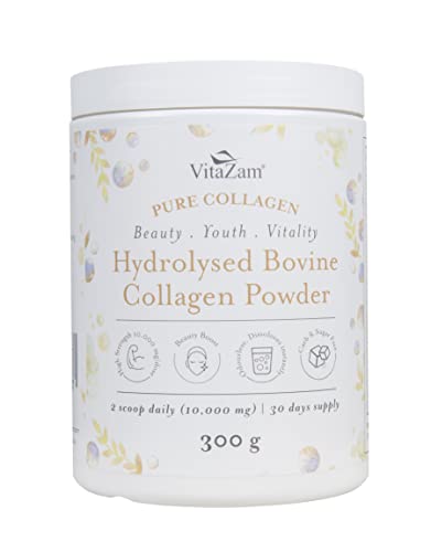 Vitazam Bovine Collagen Peptides - Hydrolyzed Type 1 & 3 Collagen Powder Protein Supplement for Healthy VitaZamAu supplements