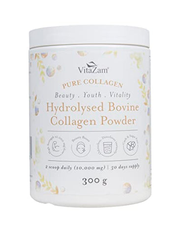 Vitazam Bovine Collagen Peptides - Hydrolyzed Type 1 & 3 Collagen Powder Protein Supplement for Healthy VitaZamAu supplements