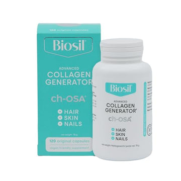 Biosil Collagen Generator - 120 Capsules - with Patented ch-OSA Complex - Generates & Protects BioSilAu supplements