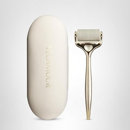 VEGAMOUR GRO+ Advanced Dermaroller | 1,200 Microneedle 0.25mm Scalp Tool | Gently Exfoliates the Scalp | Wide Head for Maximum Coverage VEGAMOURAu supplements