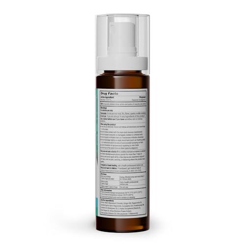 GuruNanda Menthol with Magnesium Spray for Pain Relief – 10.5% Menthol Cooling Spray for Muscle, Joint & Back Discomfort – No-Mess, Fast-Acting Relief, Pack of 3 GuruNandaAu supplements