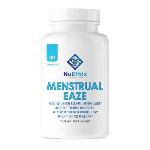 NuEthix Formulations Menstrual Eaze Dietary Supplement, Targeted Feminine Hormone Symptom Relief NuEthix FormulationsAu supplements