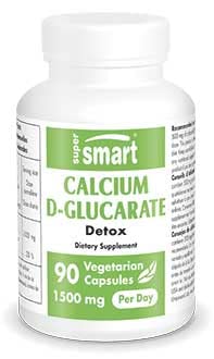 Supersmart - Calcium D-Glucarate 1500 mg Per Day - Antioxidant & Detox Supplement SupersmartUS supplements