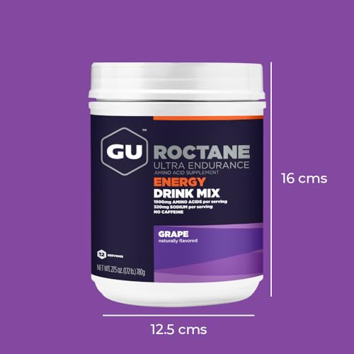 GU Energy Roctane Ultra Endurance Energy Drink Mix, 1.72-Pound Canister GU EnergyUS supplements