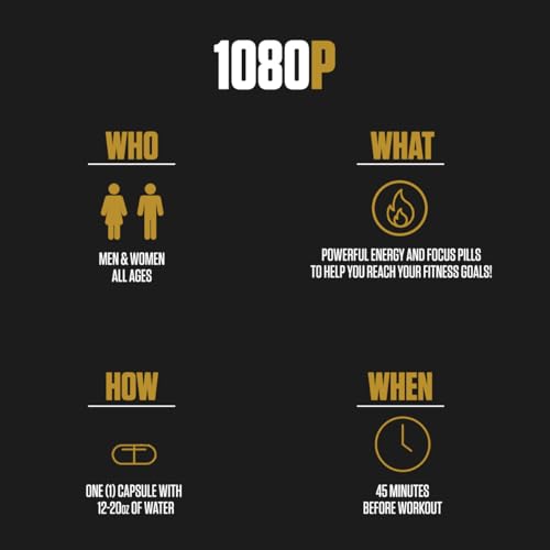 1080p Thermogenic Energy Burn | #1 Rated Energy & Pre Workout for Men & Women EPN SupplementsUS supplements
