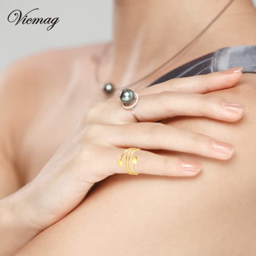 Vicmag Copper Magnetic Ring for Women, Lymphatic Drainage Ring Ladies Fingers VicmagUS supplements