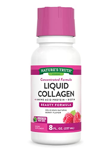 Nature's Truth Liquid Collagen | 8 oz | Non-GMO, Gluten Free Supplement | Natural Berry Nature's TruthUS supplements