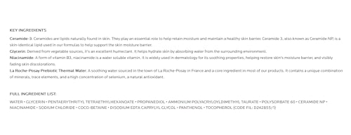 La Roche-Posay Toleriane Hydrating Gentle Face Cleanser, Daily Facial La Roche-PosayUS supplements