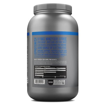 Isopure Protein Powder, Creamy Vanilla Whey Isolate with Vitamin C & Zinc for Immune IsopureUS supplements