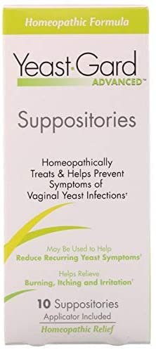 Yeast-Gard Advanced Homeopathic Suppositories 10 ea (Pack of 2) Perry EllisAu supplements