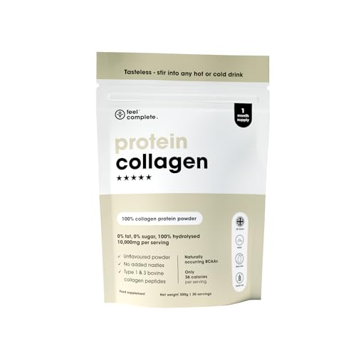 Feel Complete - High Protein Collagen - Premium Type 1 & 3 Hydrolysed Bovine Collagen - Halal - Skin, Hair & Nail Feel CompleteAu supplements