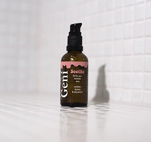 Geni Soothe - Perfume and SOAP Free Intimate Oil. Gentle Alternative to Intimate wash. Moizturizes GeniAu supplements