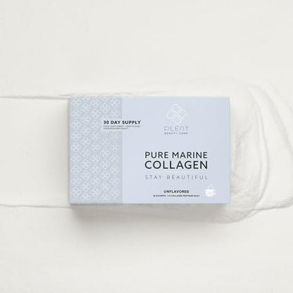 Plent Pure Marine Collagen Unflavoured - Stay Beautiful - 5G Collagen Peptides Daily - 30 Sachets PlentUS supplements