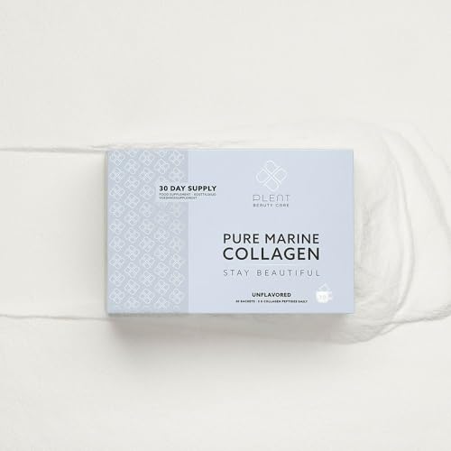 Plent Pure Marine Collagen Unflavoured - Stay Beautiful - 5G Collagen Peptides Daily - 30 Sachets PlentAu supplements