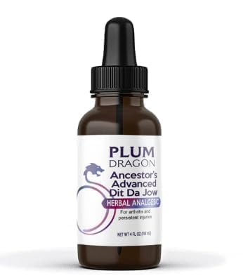 Plum Dragon Ancestors Advanced Dit Da Jow - Herbal Liniment, Sprain - 4 Oz Plum DragonAu supplements