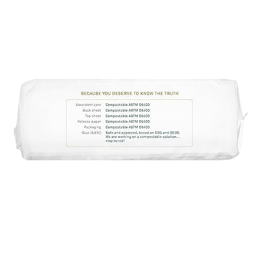 Eco by Naty Panty Liners for Women – Liners for Daily use, Eco-Friendly Women’s Thin Discreet Panty Eco by NatyAu supplements