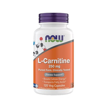 Now Supplements, L-Carnitine 250 mg, Purest Form*, Amino Acid*, Fitness Support* NOWUS supplements