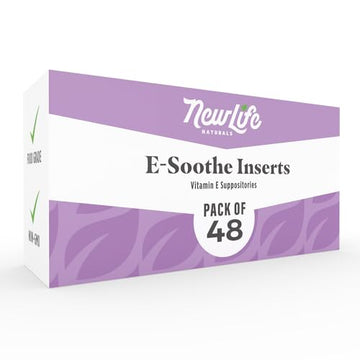 NewLife Naturals Vitamin E Suppositories 38IU - Vaginal Dryness Irritation Menopause Support NewLife NaturalsAu supplements
