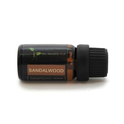 My Health A-Z Sandalwood Essential Oil, Organic 10ml (Santalum Album) Extracted My Health A-ZAu supplements