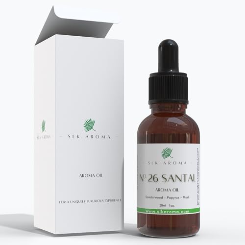 SLK Aroma, Santal Aroma Diffuser Oil, No. 26, Ultra Luxury Niche Blend of The Finest Essential Oils SLK AromaAu supplements