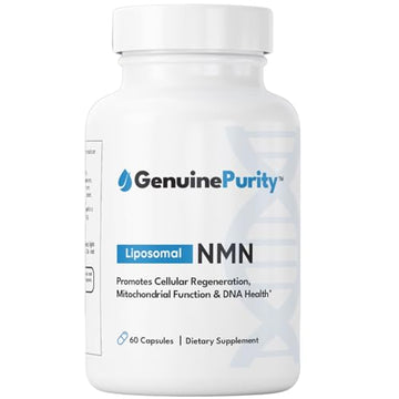 GenuinePurity - 250mg Liposomal NMN Supplement - 60 Vegan Capsules to Support NAD+ Production, Cellular Energy & Healthy Aging - Nicotinamide Mononucleotide for Metabolic Wellness & Immune Support GenuinePurityAu supplements